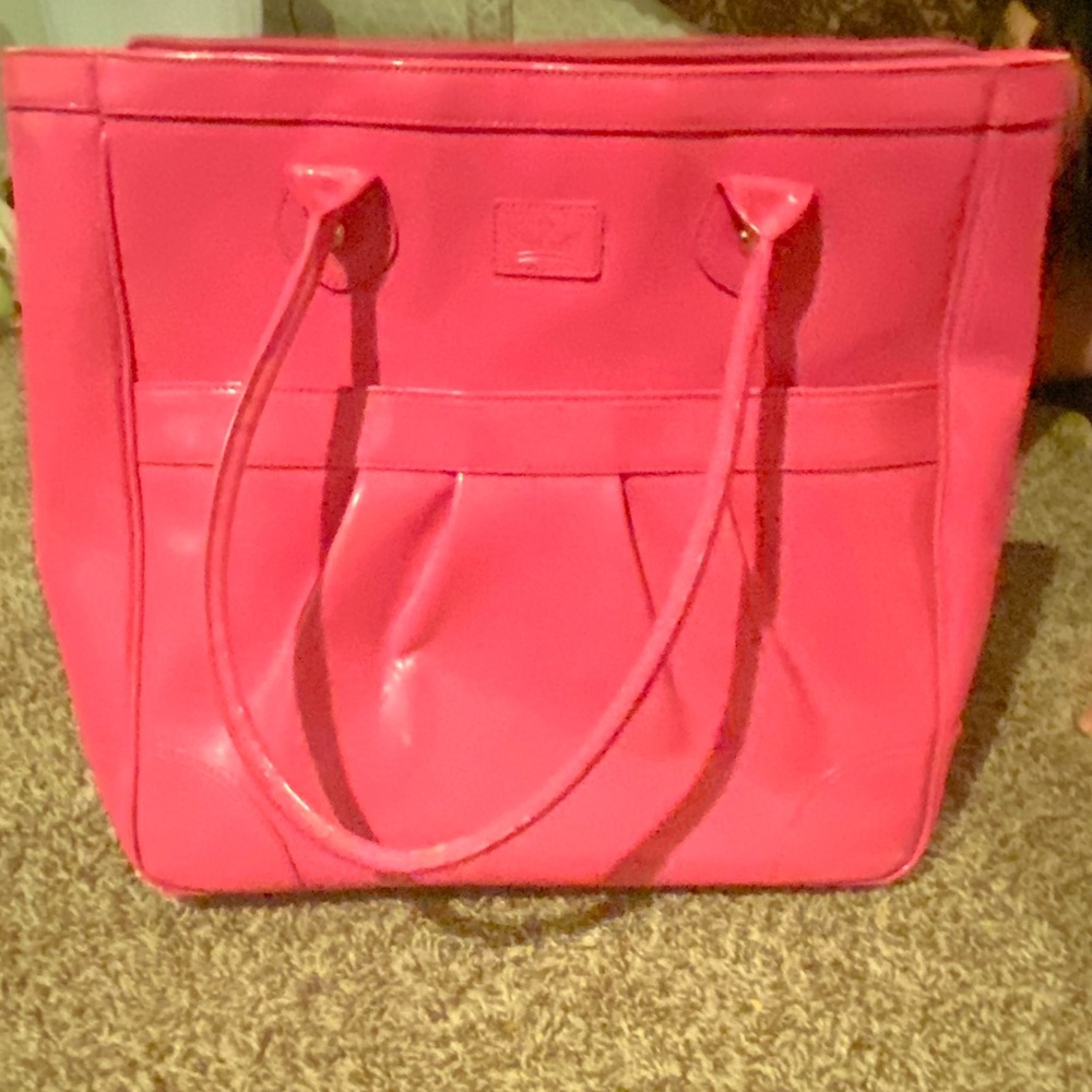 Tie-dye pink purse